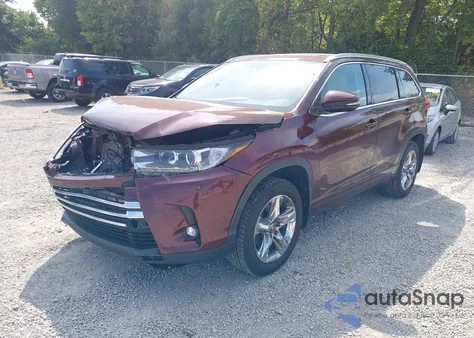 2019 Toyota Highlander Limited Platinum from USA, damaged, VIN 5TDDZRFH5KS745450